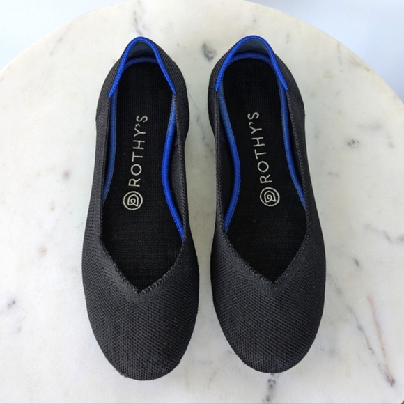 Rothy's Classic Black Round Toe Knit Flats - Picture 4 of 11